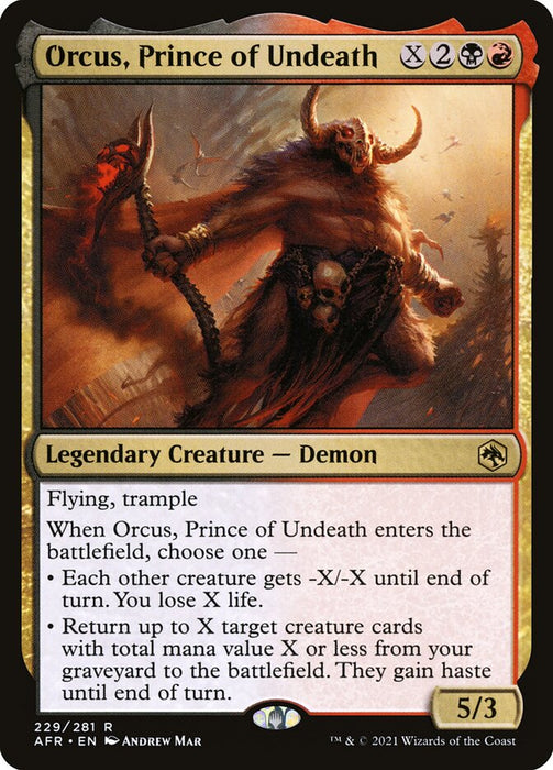 Orcus, Prince of Undeath  - Legendary (Foil)