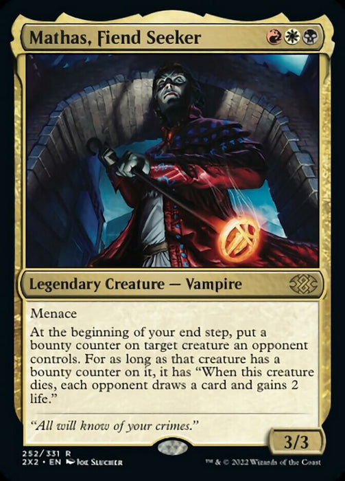 Mathas, Fiend Seeker  - Legendary (Foil)