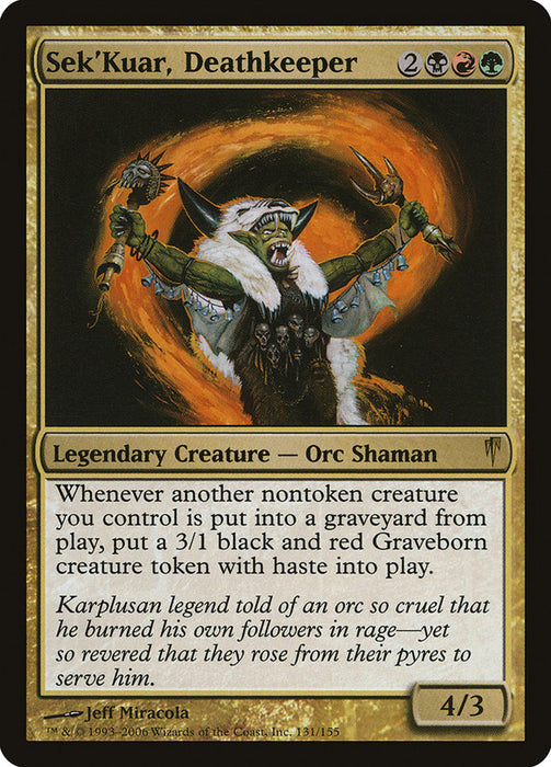 Sek'Kuar, Deathkeeper