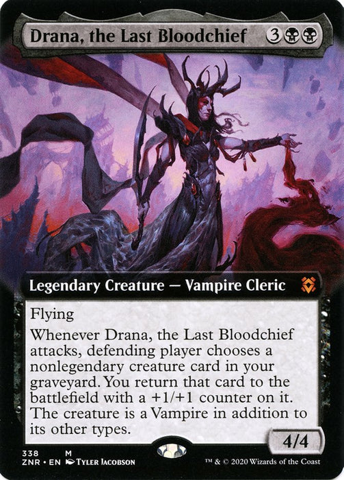 Drana, the Last Bloodchief  - Extended Art - Legendary (Foil)