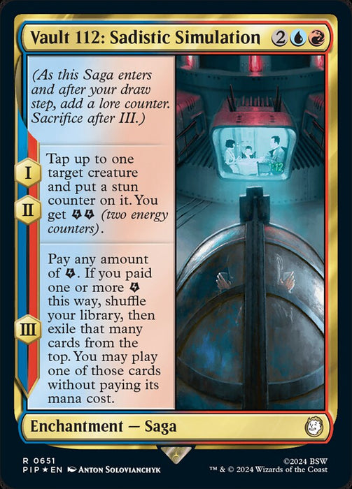 Vault 112: Sadistic Simulation (Foil)