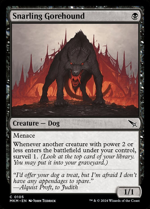Snarling Gorehound (Foil)