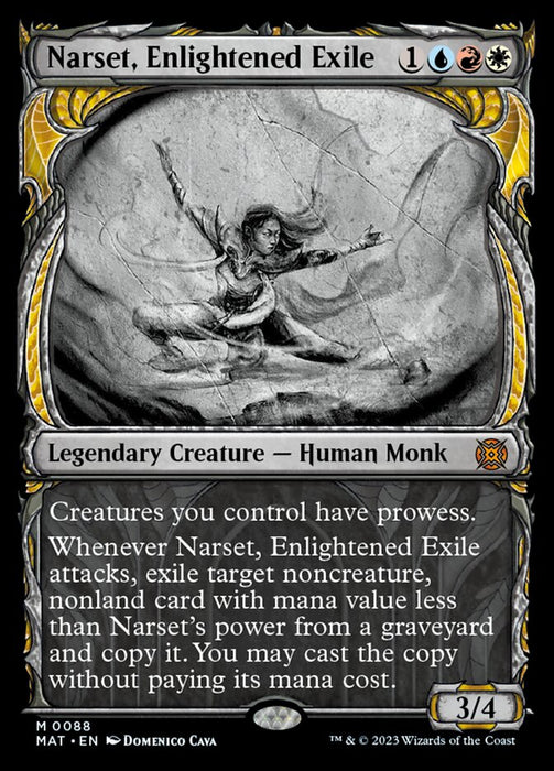 Narset, Enlightened Exile - Showcase- Legendary- Inverted