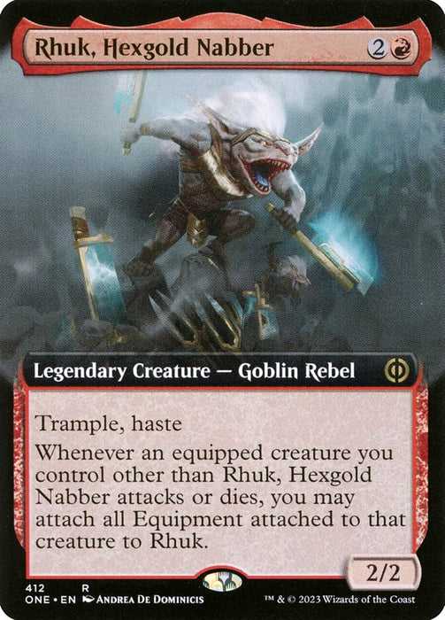 Rhuk, Hexgold Nabber - Legendary- Extended Art (Foil)