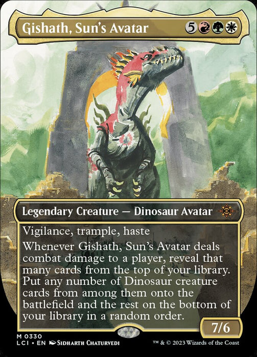 Gishath, Sun's Avatar - Borderless - Legendary