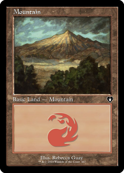 Mountain - Retro Frame