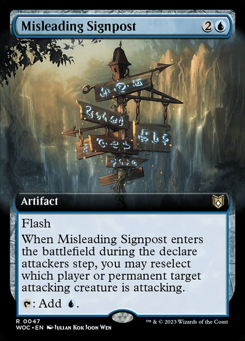 Misleading Signpost - Extended Art