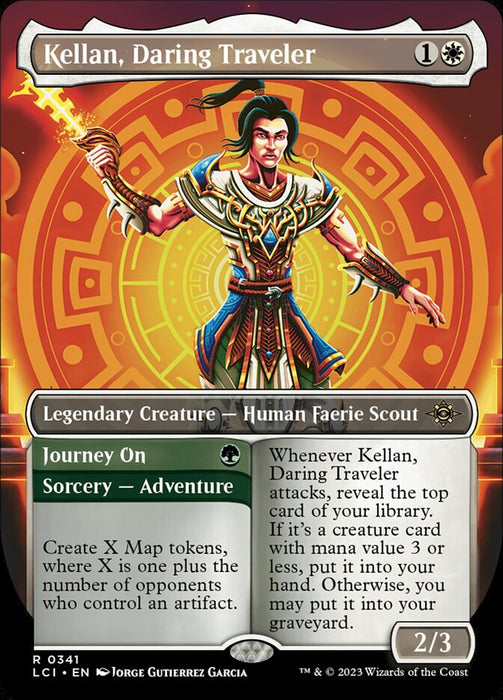 Kellan, Daring Traveler // Journey On - Borderless - Legendary