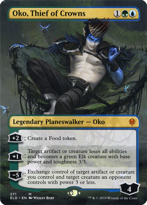 Oko, Thief of Crowns - Borderless  (Foil)