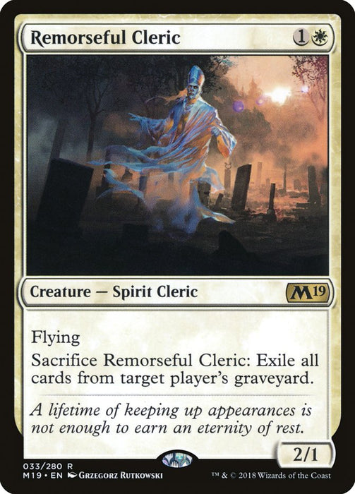 Remorseful Cleric  (Foil)