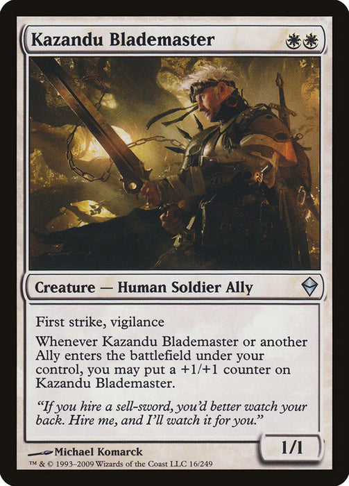 Kazandu Blademaster  (Foil)