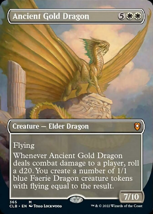 Ancient Gold Dragon - Borderless