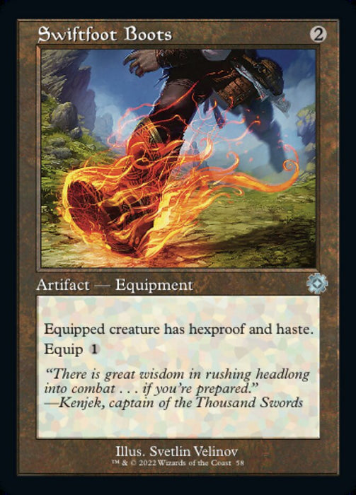 Swiftfoot Boots - Retro Frame (Foil)