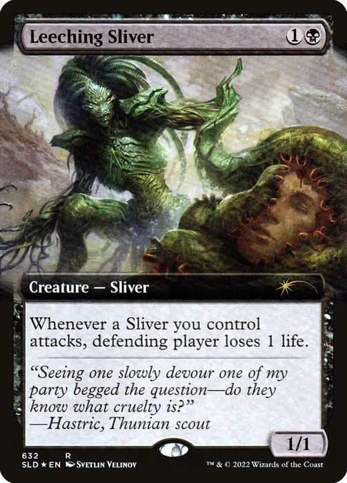 Leeching Sliver - Extended Art (Foil)