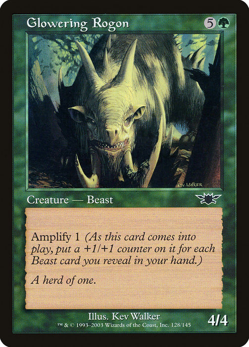 Glowering Rogon  (Foil)