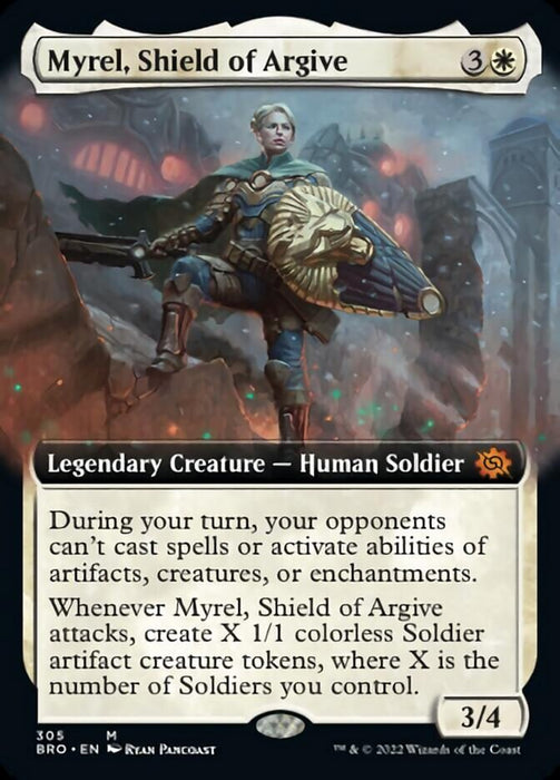 Myrel, Shield of Argive - Legendary- Extended Art (Foil)