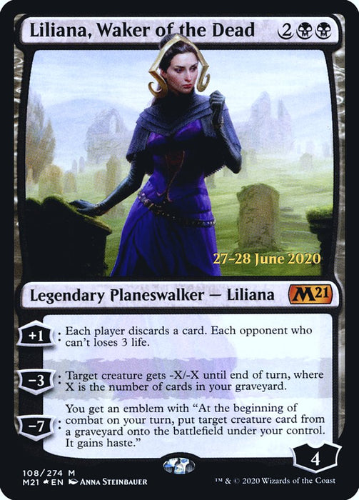 Liliana, Waker of the Dead (Foil)