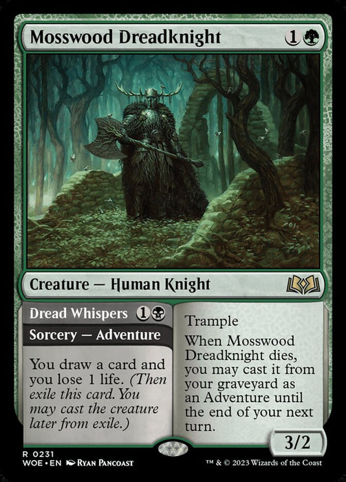 Mosswood Dreadknight // Dread Whispers (Foil)