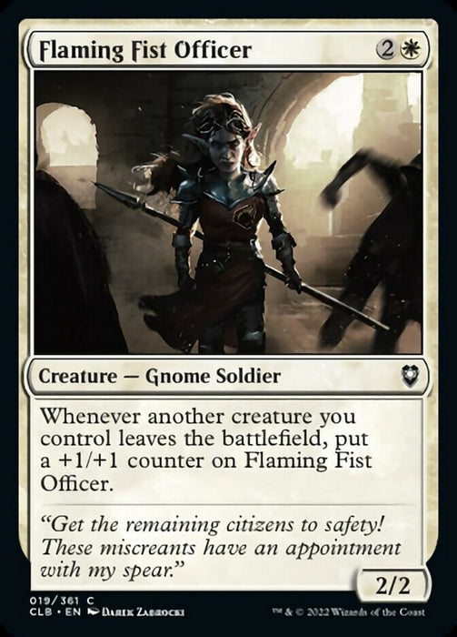 Flaming Fist Officer  (Foil)