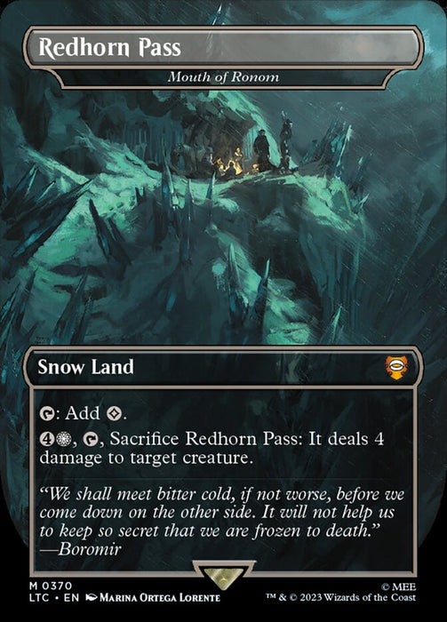 Redhorn Pass - Mouth of Ronom - Borderless - Inverted