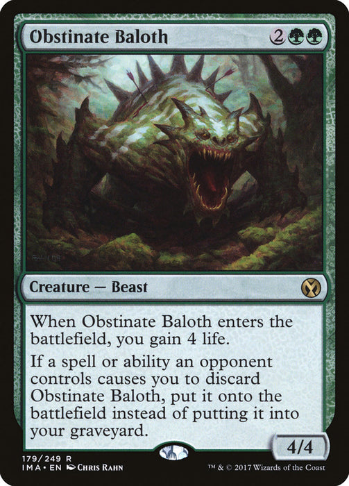 Obstinate Baloth  (Foil)