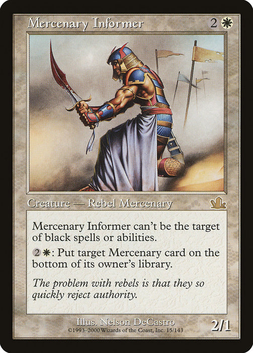 Mercenary Informer  (Foil)