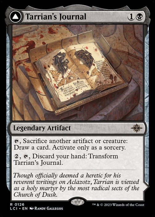 Tarrian's Journal // The Tomb of Aclazotz - Legendary (Foil)