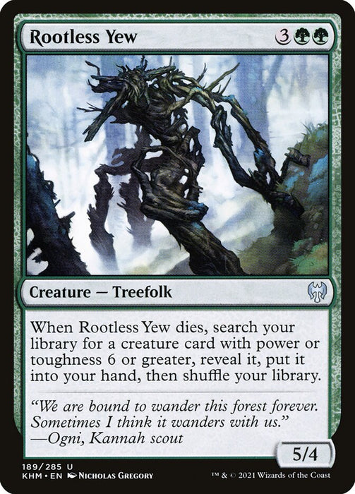Rootless Yew  (Foil)