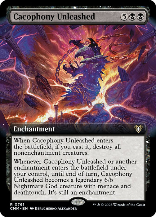 Cacophony Unleashed - Extended Art (Foil)