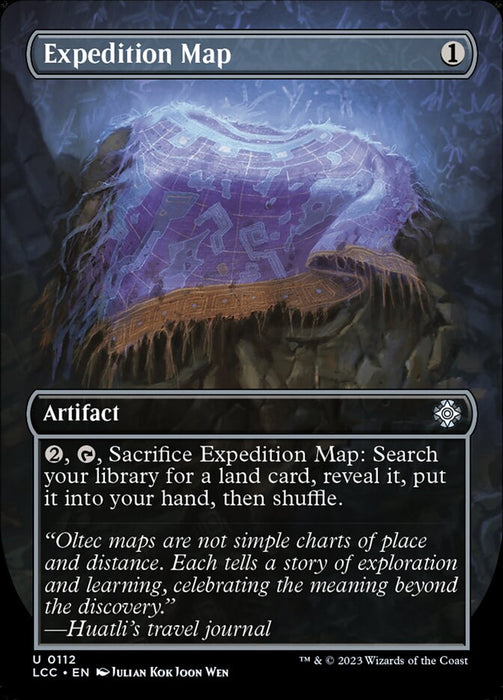 Expedition Map - Borderless - Inverted (Foil)