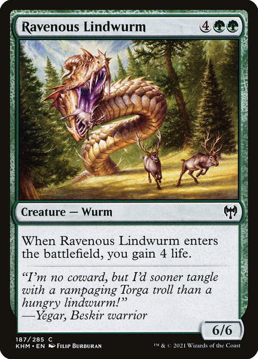 Ravenous Lindwurm  (Foil)