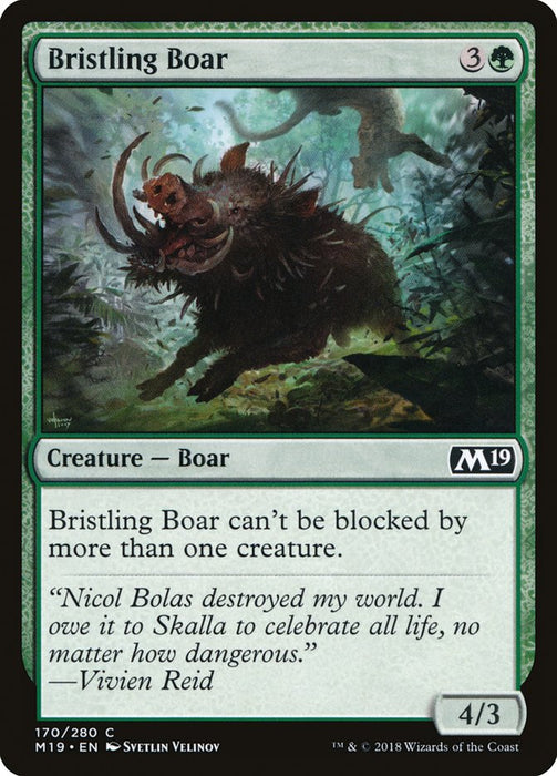 Bristling Boar  (Foil)