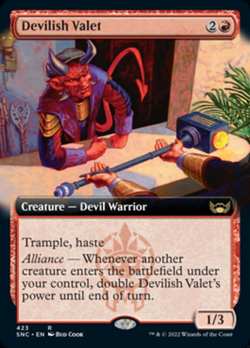 Devilish Valet  - Extended Art (Foil)