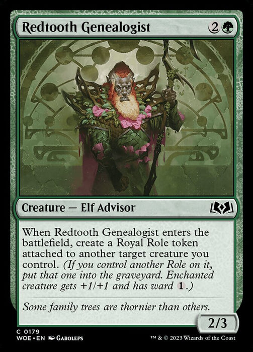 Redtooth Genealogist (Foil)