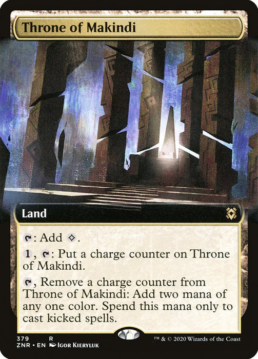 Throne of Makindi  - Extended Art (Foil)