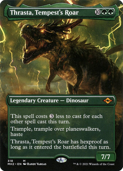 Thrasta, Tempest's Roar - Borderless  - Legendary - Inverted (Foil)