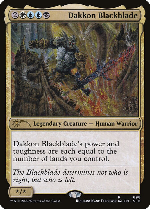 Dakkon Blackblade - Legendary (Foil)