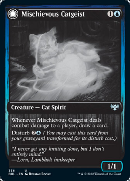 Mischievous Catgeist // Catlike Curiosity  - Inverted (Foil)