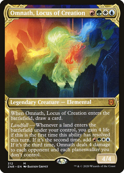 Omnath, Locus of Creation  - Showcase - Legendary (Foil)