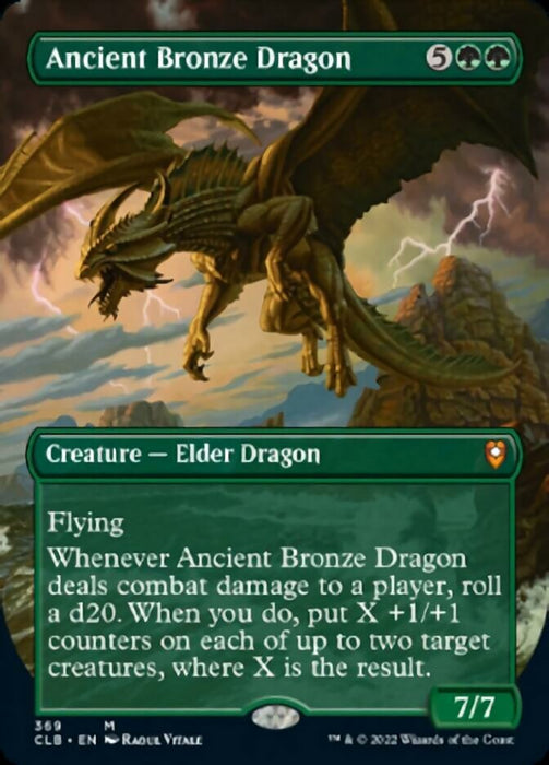 Ancient Bronze Dragon - Borderless  (Foil)