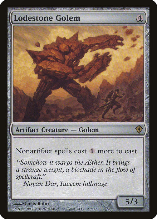 Lodestone Golem  (Foil)