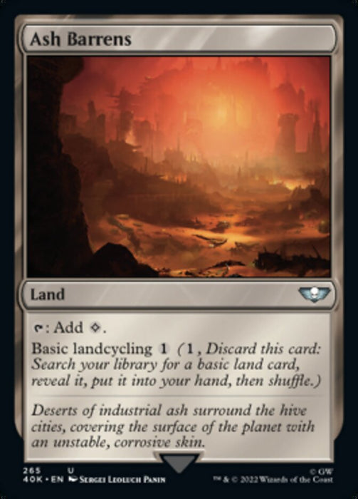 Ash Barrens (Foil)