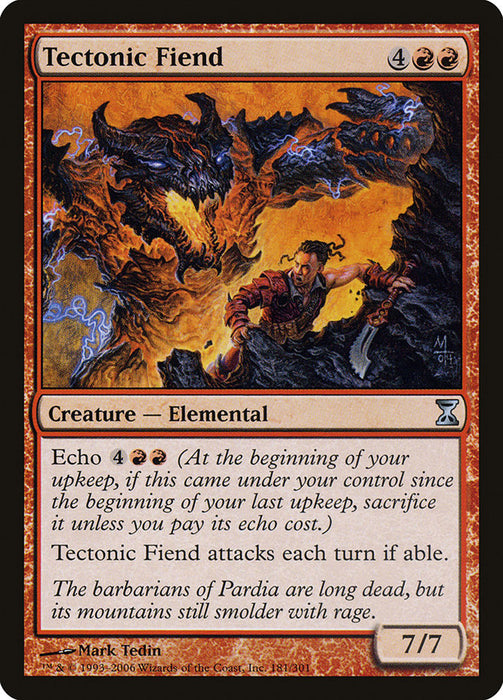 Tectonic Fiend  (Foil)