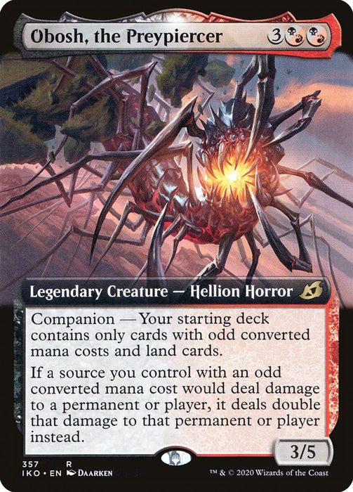 Obosh, the Preypiercer  - Companion - Legendary - Extended Art (Foil)