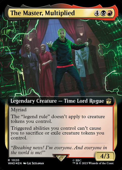 The Master, Multiplied - Legendary- Extended Art (Foil)