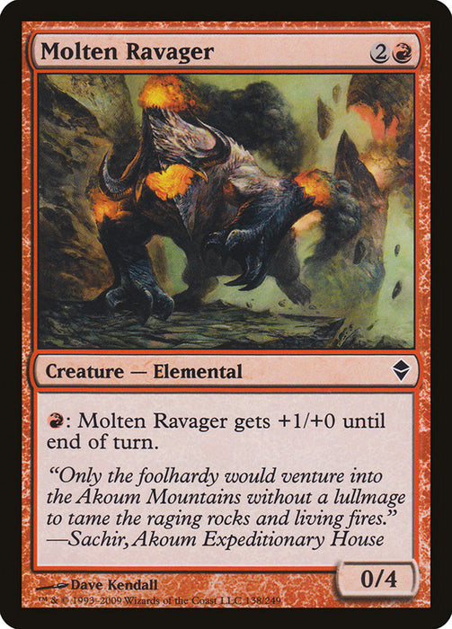 Molten Ravager  (Foil)