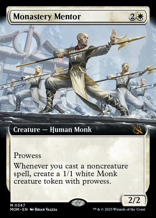 Monastery Mentor - Extended Art- Extended Art (Foil)