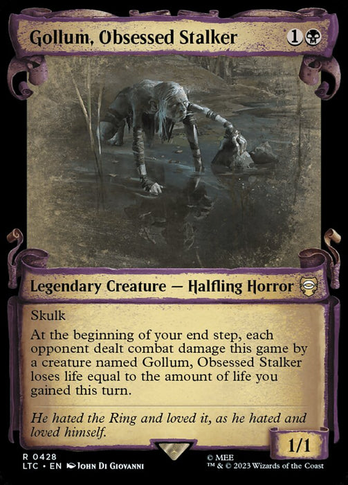 Gollum, Obsessed Stalker - Showcase- Legendary (Foil)