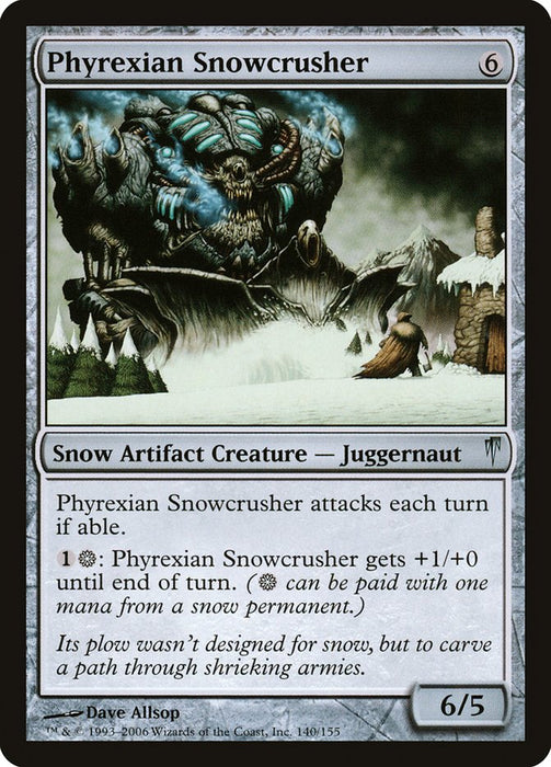 Phyrexian Snowcrusher  (Foil)