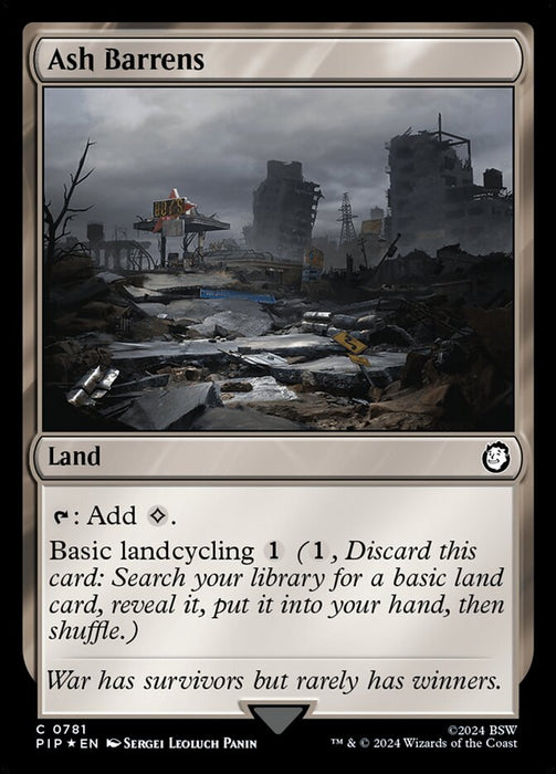 Ash Barrens (Foil)